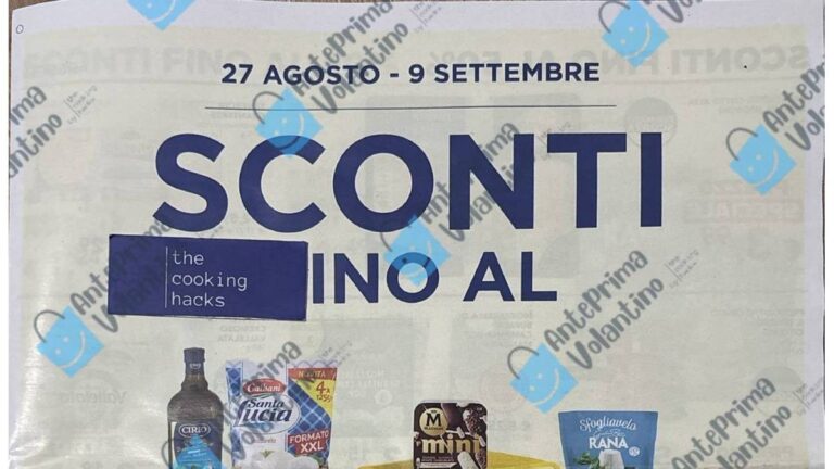 Volantino Esselunga dal 27 agosto 2026