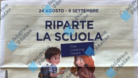 Volantino Esselunga Scuola dal 24 agosto 2026