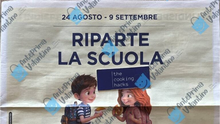 Volantino Esselunga Scuola dal 24 agosto 2026