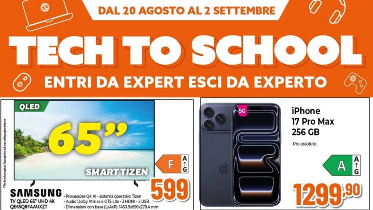 Volantino Expert dal 20 agosto 2026