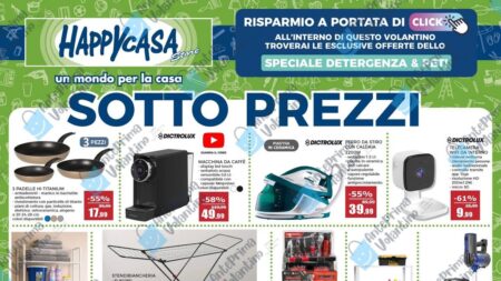 Volantino Happy Casa dal 26 agosto 2026