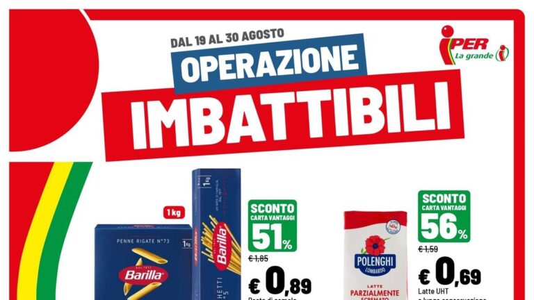 Volantino Iper dal 19 agosto 2026, offerte e sconti