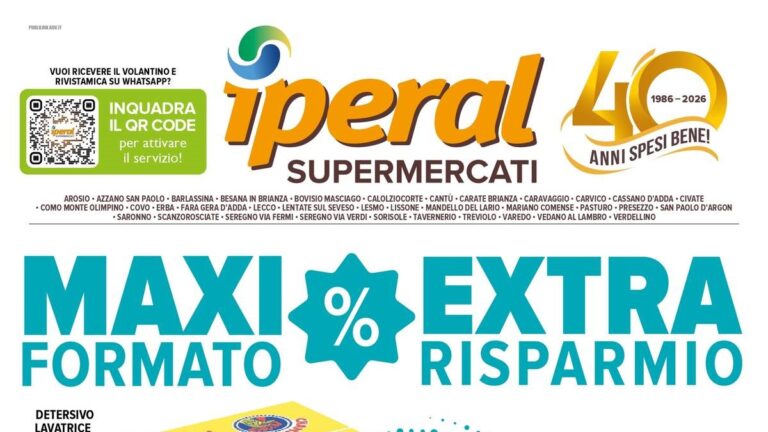 Volantino Iperal dal 19 agosto 2026