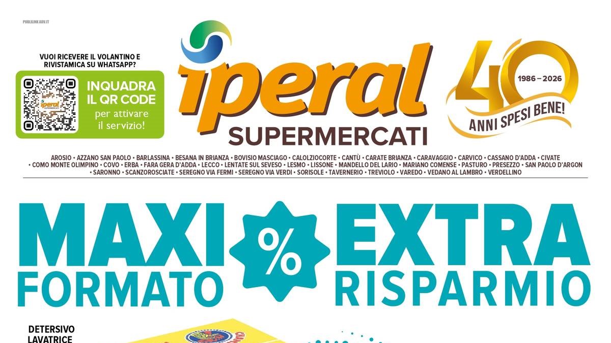 Volantino Iperal dal 19 agosto 2026