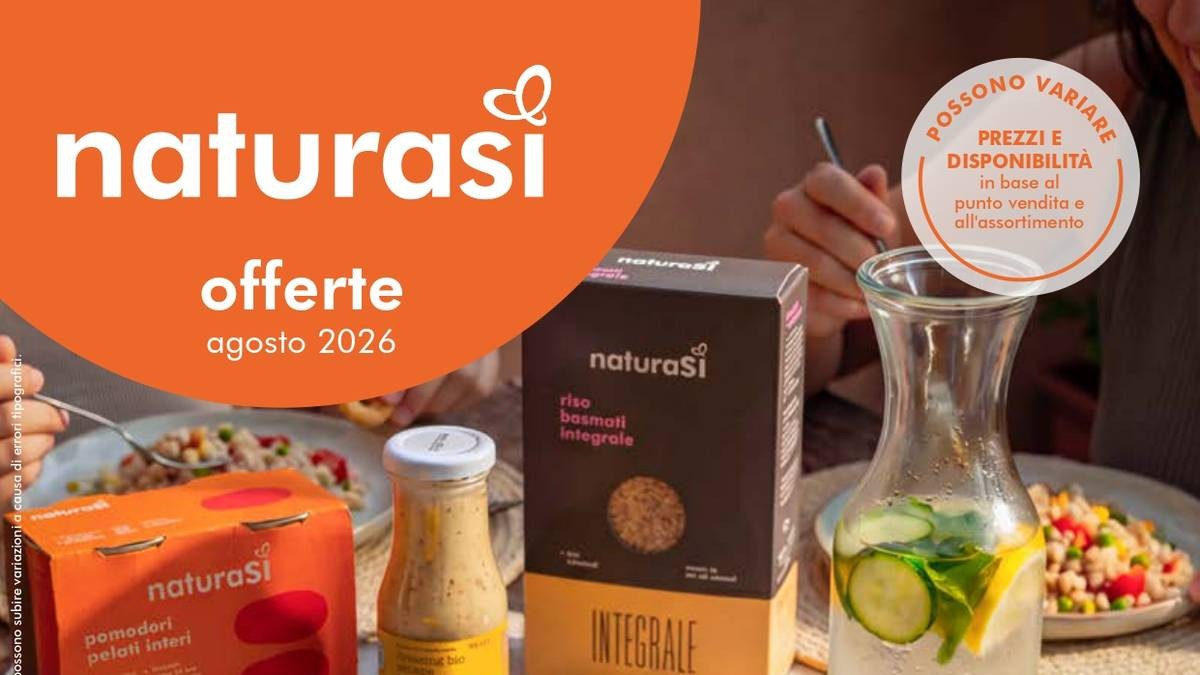 Volantino Naturasì Agosto 2026