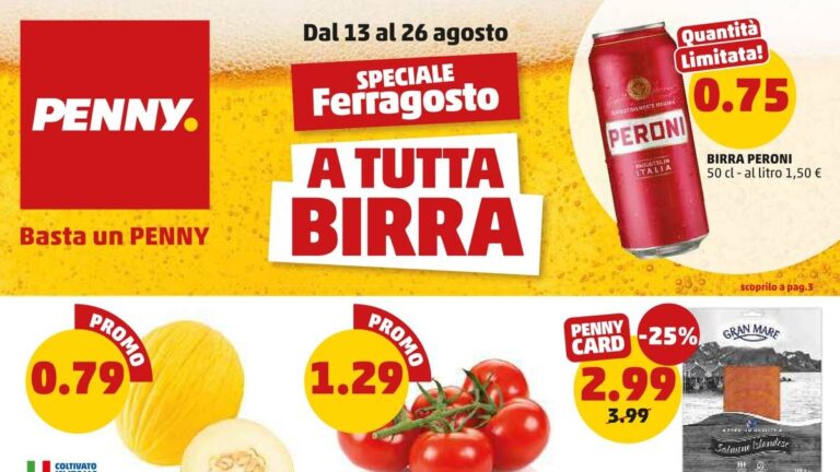Volantino Penny dal 13 agosto 2026