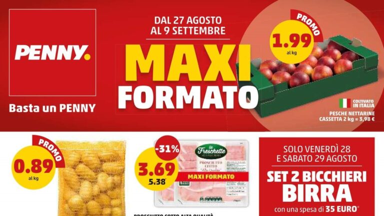 Volantino Penny dal 27 agosto 2026, Maxi Formato e Offerte Shock