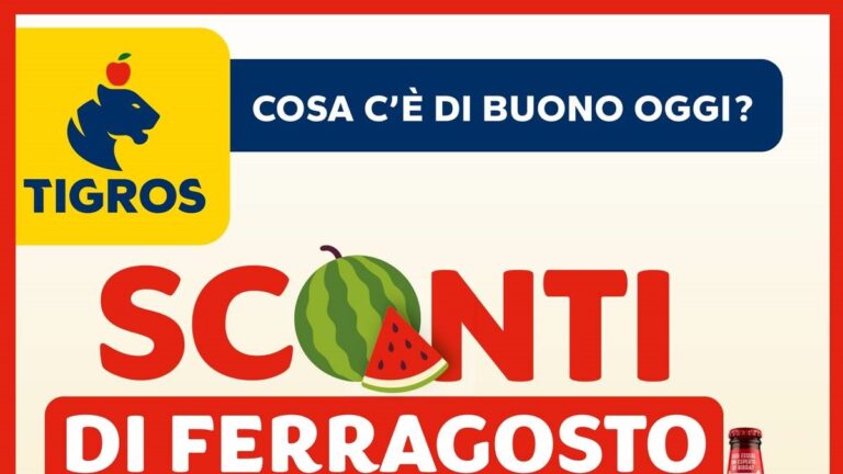Volantino Tigros Sconti di Ferragosto 2026