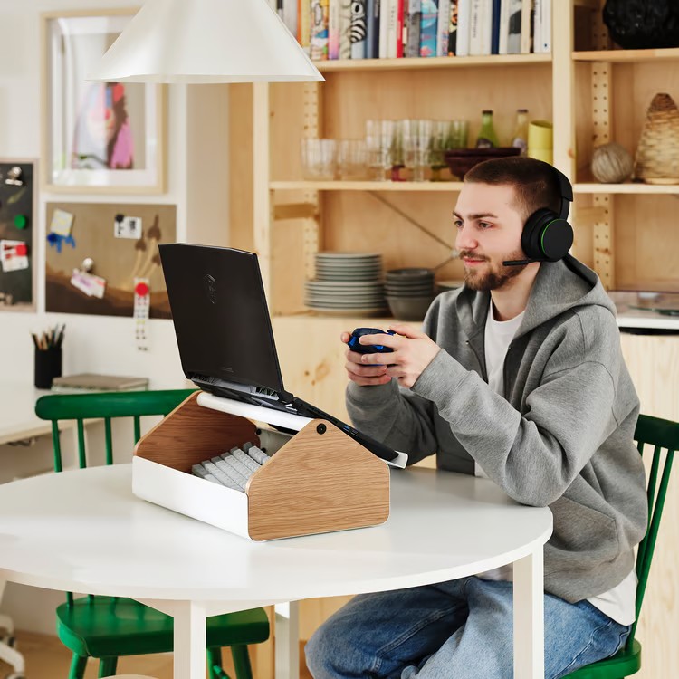 Supporto laptop e contenitore YXSTABY
