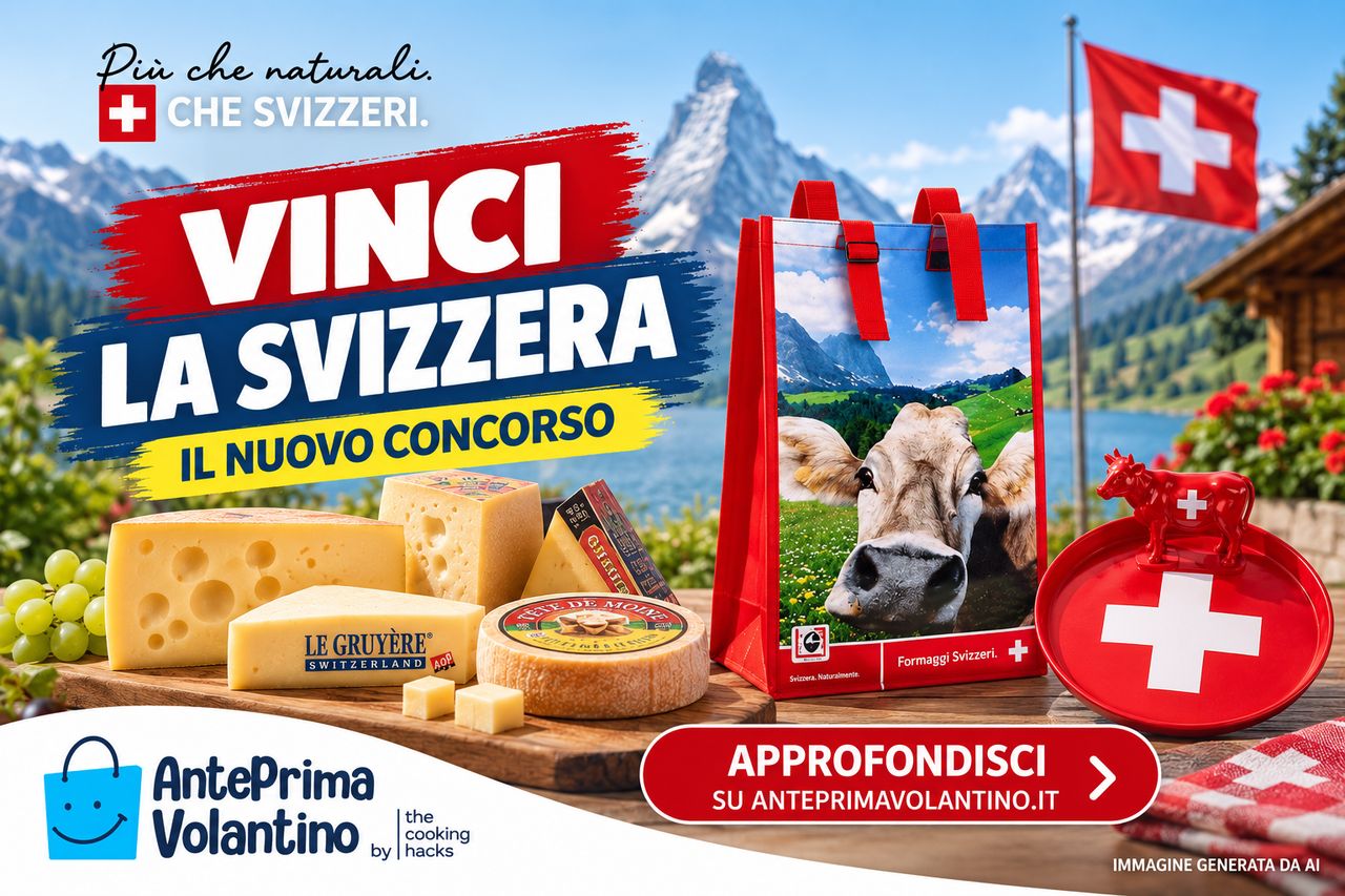 Concorso Acquista la Svizzera Vinci la Svizzera 2026, come partecipare e quali premi ci sono