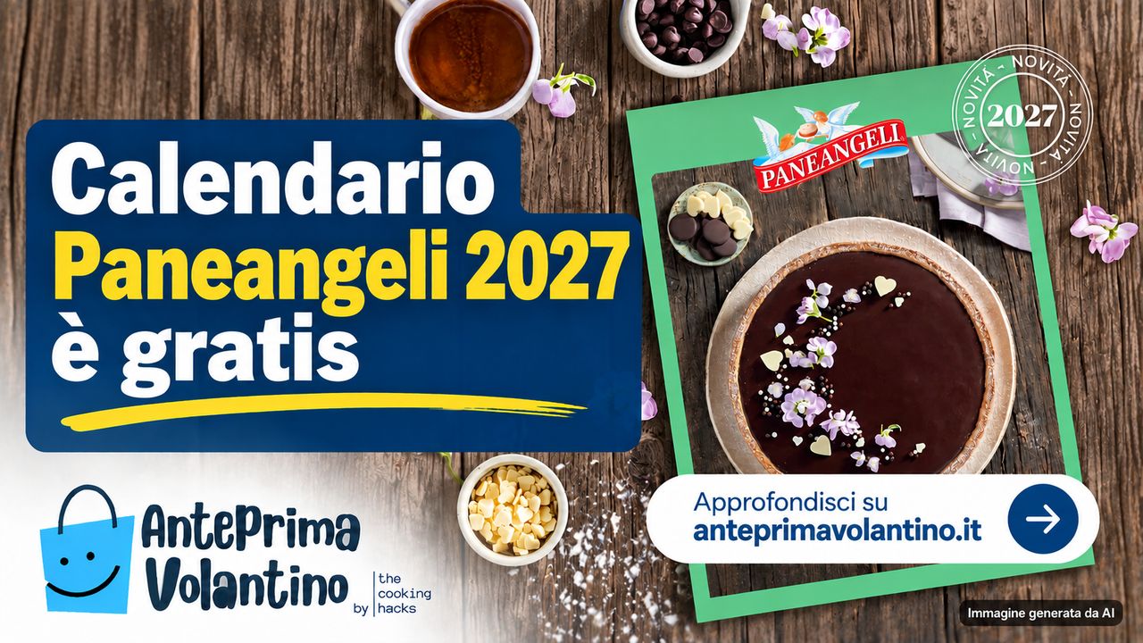 Calendario Paneangeli 2027 gratis, come richiedere la copia cartacea