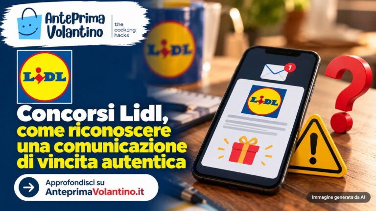 Concorsi Lidl, come riconoscere una comunicazione di vincita autentica