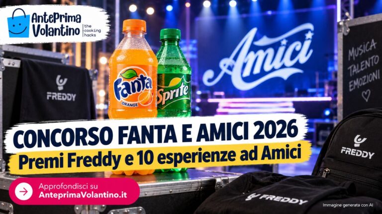 Concorso Fanta Amici 2026, come vincere premi Freddy e assistere a una puntata