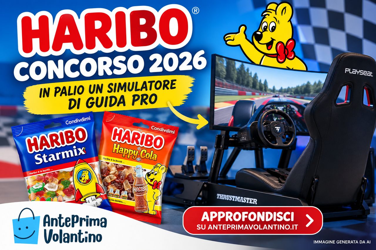 Concorso Haribo Back to School 2026, come vincere il simulatore di guida Pro