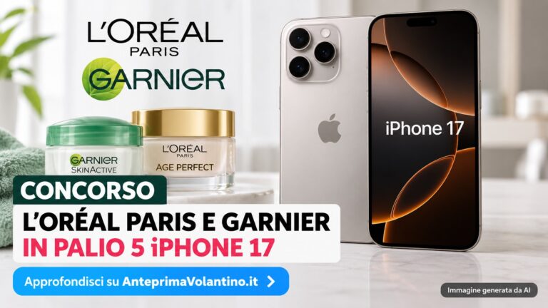 Concorso L’Oréal Paris e Garnier, come vincere uno dei 5 iPhone 17