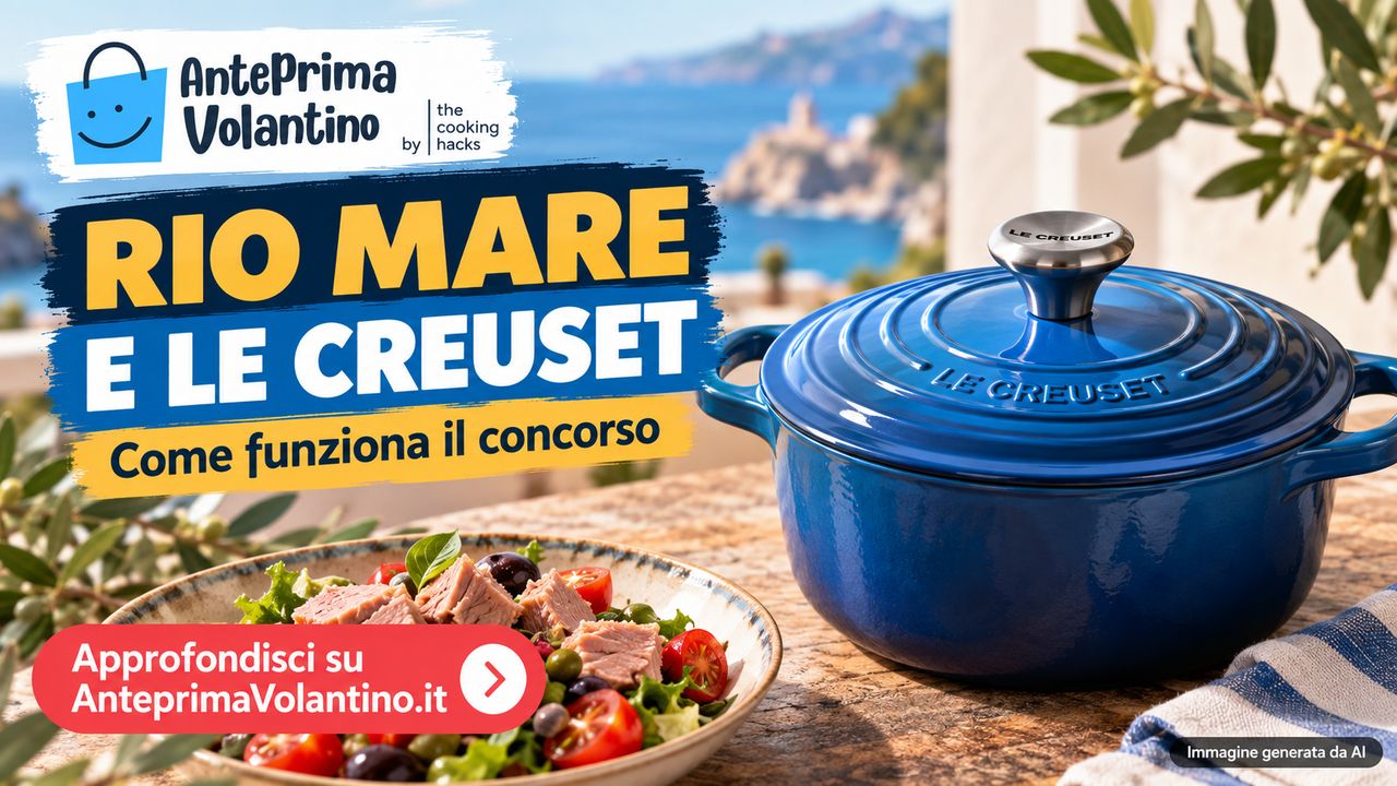 Concorso Rio Mare 2026, come vincere una cocotte Le Creuset