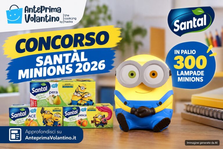 Concorso Santàl Minions 2026, come vincere una delle 300 lampade