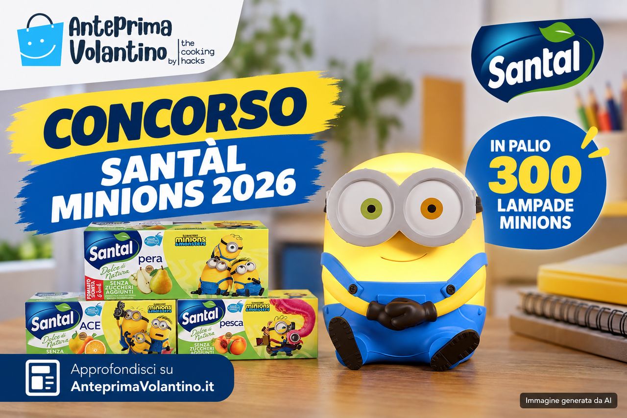 Concorso Santàl Minions 2026, come vincere una delle 300 lampade