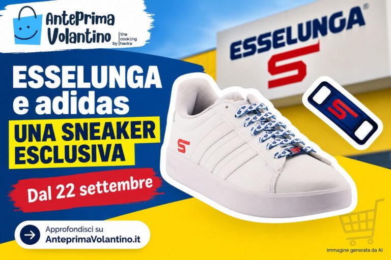 Esselunga e adidas lanciano le scarpe Grand Court 3.0, solo 3.000 paia dal 22 settembre 2026