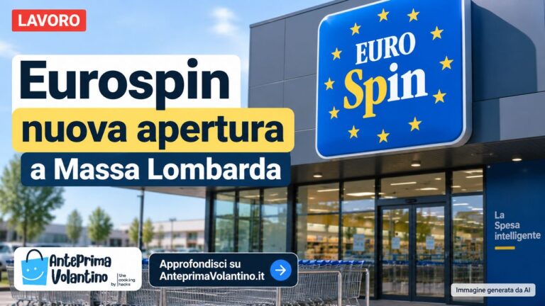 Eurospin lavora con noi a Massa Lombarda per la nuova apertura, tre profili cercati