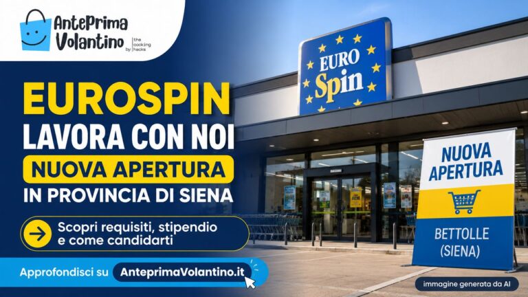 Eurospin lavora con noi, nuova apertura in provincia di Siena a Bettolle