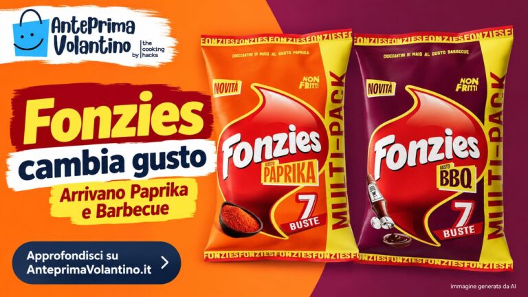 Fonzies cambia gusto, arrivano Paprika e Barbecue nei supermercati italiani