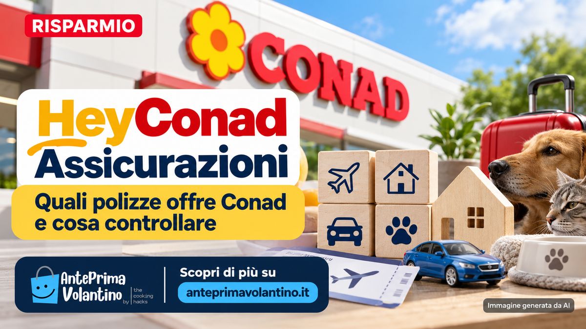 HeyConad Assicurazioni, quali polizze offre Conad e cosa controllare