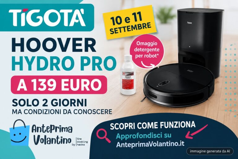 Hoover Hydro Pro da Tigotà a 139 euro, conviene davvero?