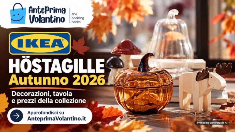 IKEA HÖSTAGILLE Autunno 2026, decorazioni, tavola e prezzi della collezione