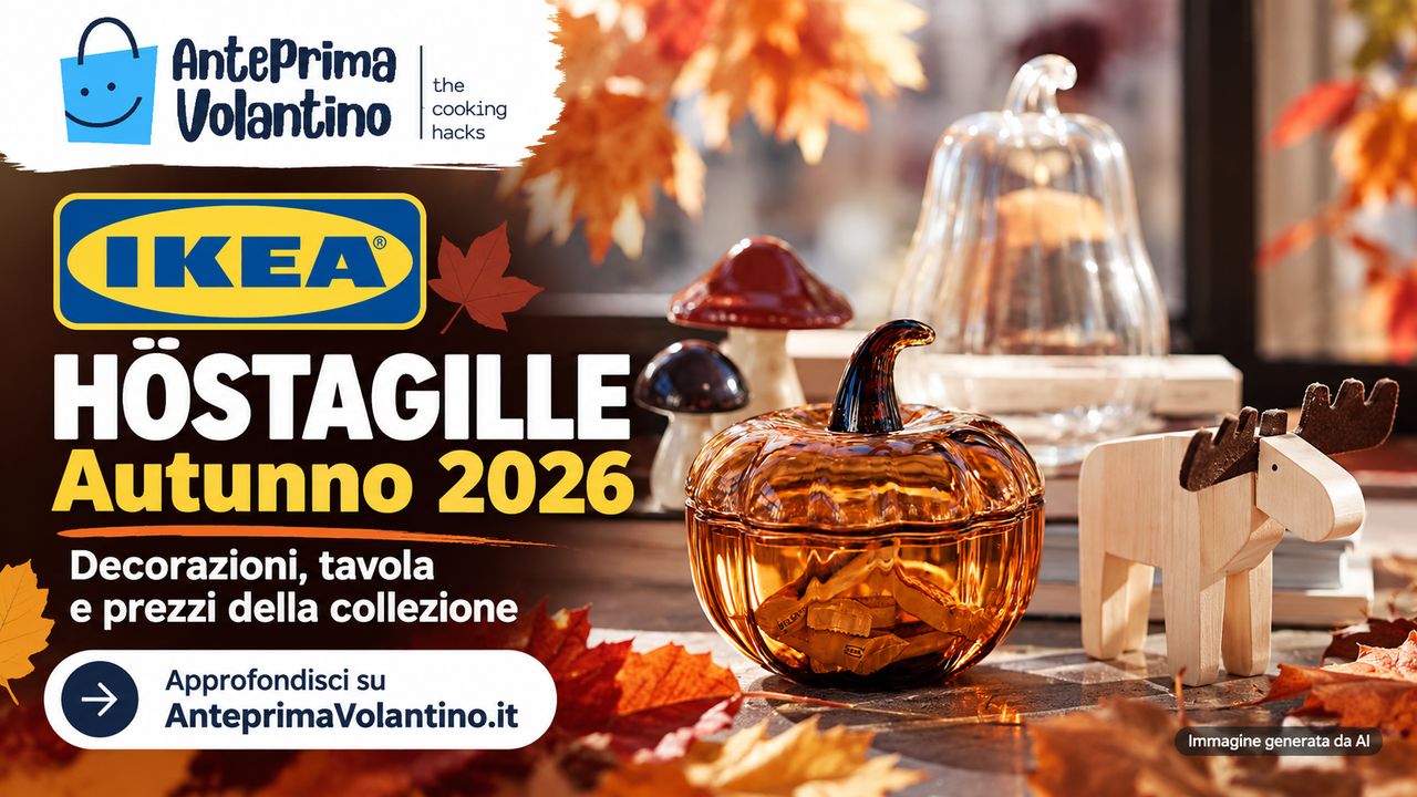 IKEA HÖSTAGILLE Autunno 2026, decorazioni, tavola e prezzi della collezione