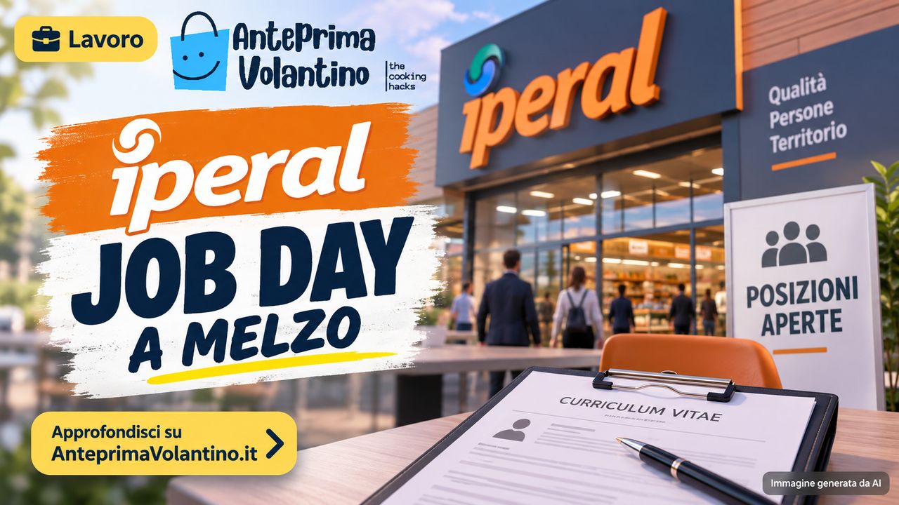 Iperal Job Day Melzo, lavoro per la nuova apertura, selezioni il 16 settembre 2026