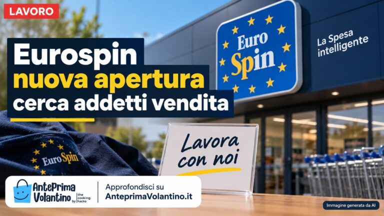 Eurospin nuova apertura Montecchio Maggiore, offerte di lavoro per addetti vendita