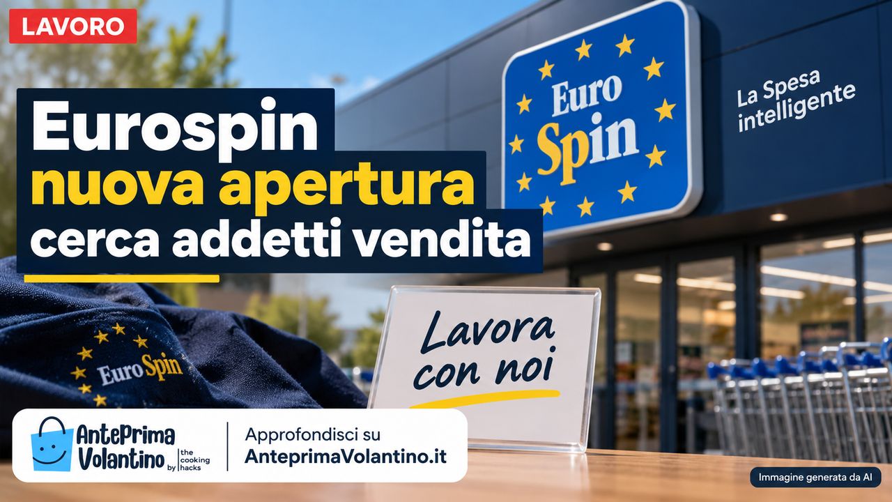 Eurospin nuova apertura Montecchio Maggiore, offerte di lavoro per addetti vendita
