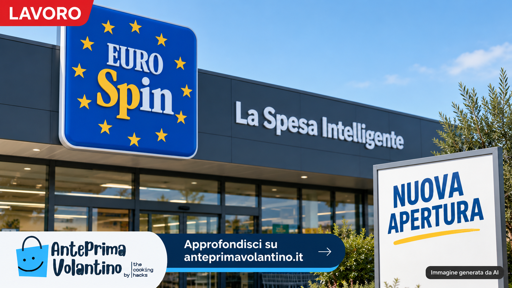 Lavoro Eurospin Roma Blaserna, nuova apertura con posti in gastronomia part time 24 ore