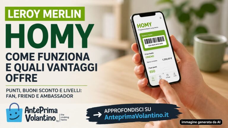 Leroy Merlin Homy, come funziona il programma fedeltà e quali vantaggi offre
