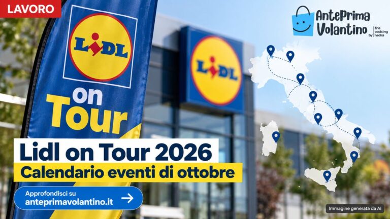 Lidl on Tour 2026, calendario di ottobre e come incontrare i recruiter