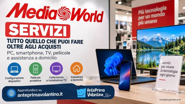 MediaWorld servizi, quanto costano configurazione PC, pellicole, TV e assistenza