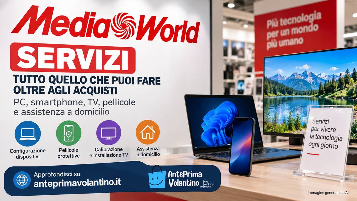 MediaWorld servizi, quanto costano configurazione PC, pellicole, TV e assistenza