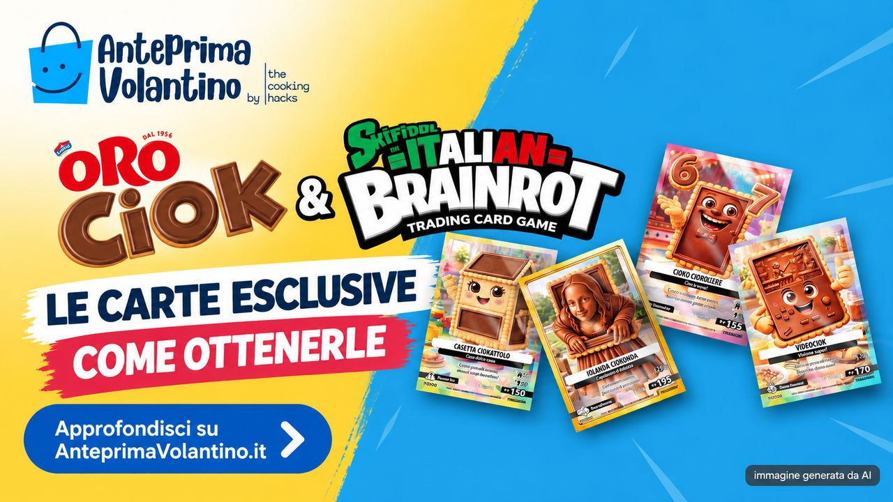 Oro Ciok Skifidol Italian Brainrot 2026, come ottenere le 4 carte Limited Edition