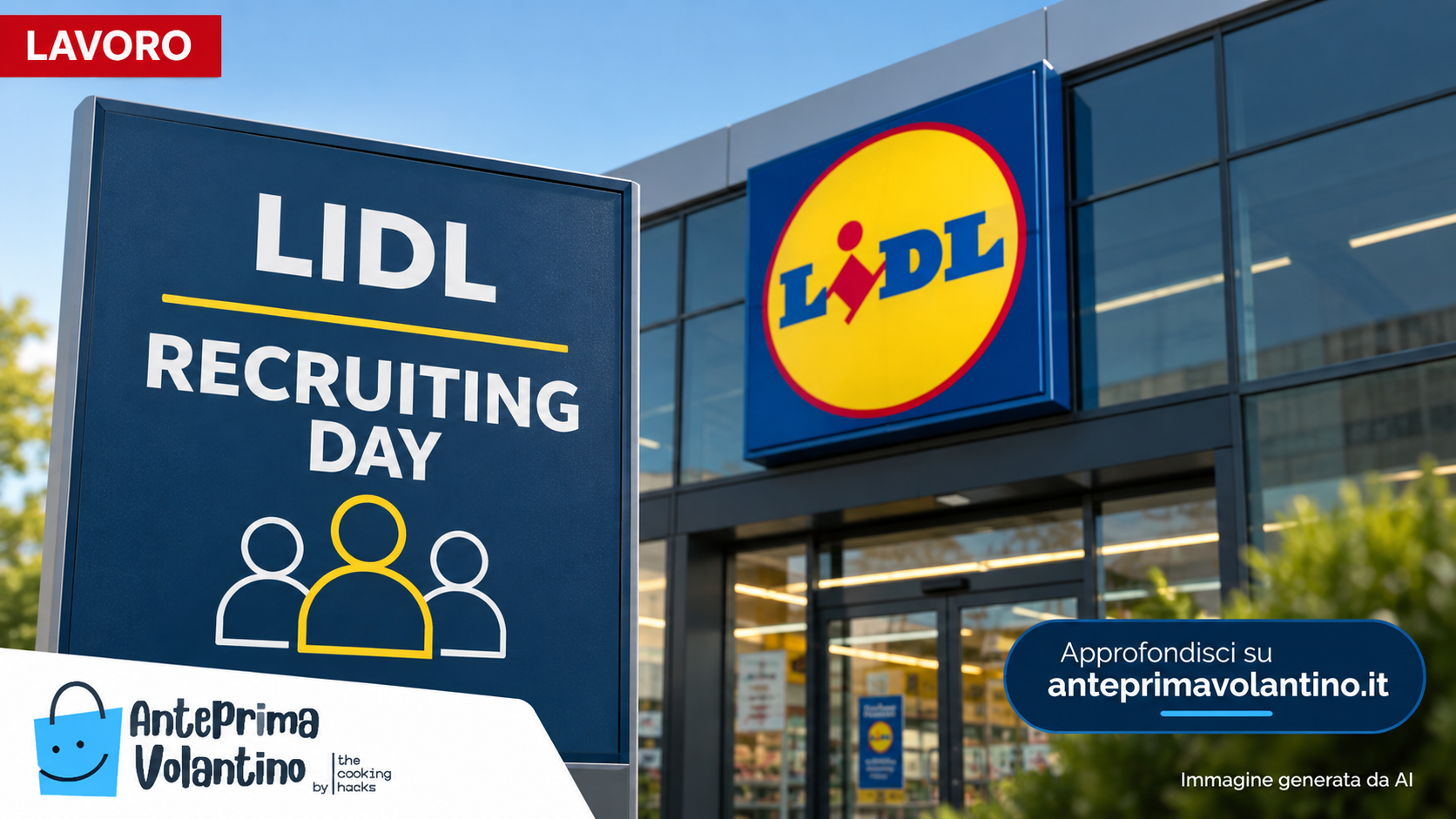 Recruiting Day Lidl Treviso 29 settembre 2026, lavoro per addetti vendita e Assistant Store Manager