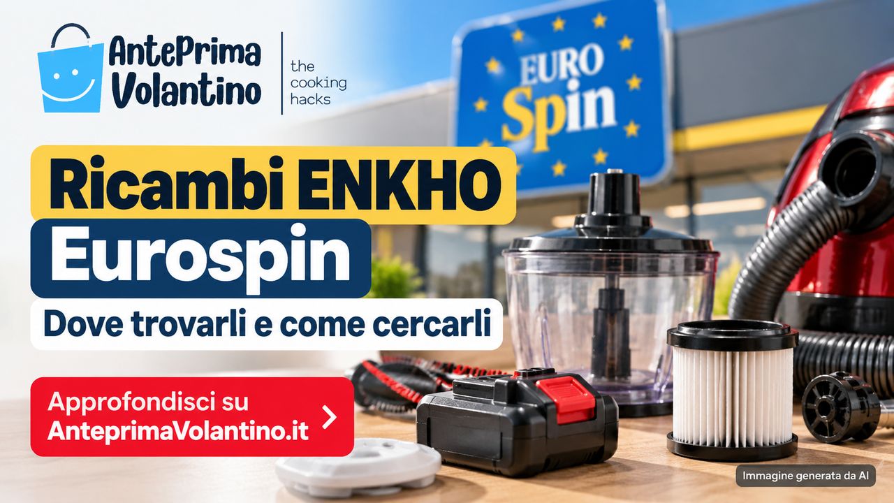 Ricambi ENKHO Eurospin, dove trovare accessori e pezzi di ricambio