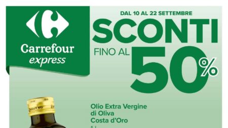 Volantino Carrefour Express dal 10 settembre 2026