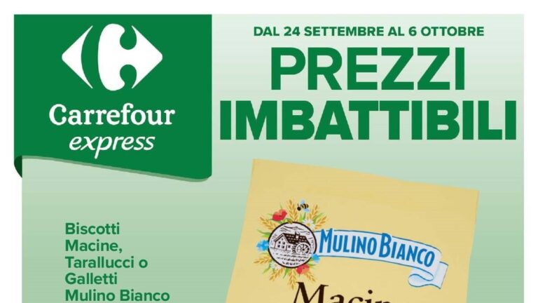 Volantino Carrefour Express dal 24 settembre 2026 con Prezzi Imbattibili, Festa del Vino e Punti Sprint