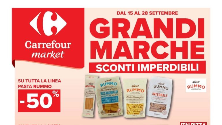 Volantino Carrefour Market dal 15 settembre 2026