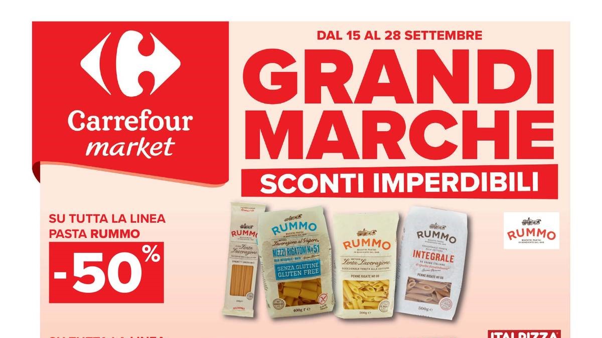 Volantino Carrefour Market dal 15 settembre 2026