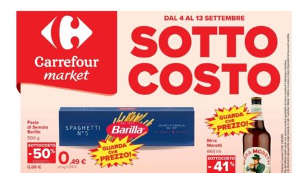 Volantino Carrefour Market dal 4 settembre 2026