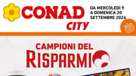 Volantino Conad City Lazio dal 9 settembre 2026