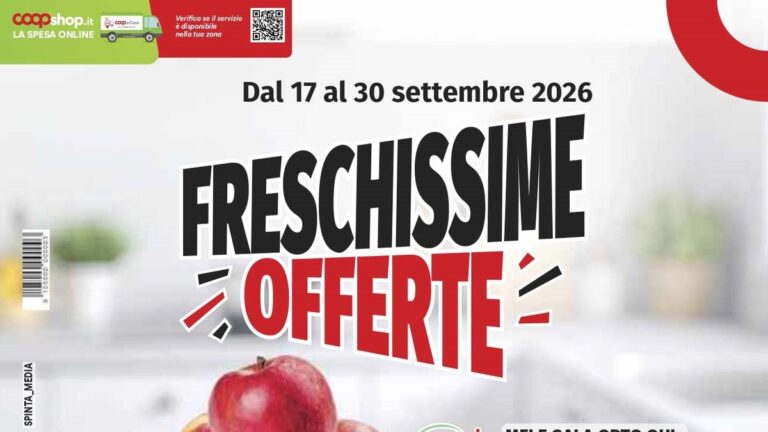 Volantino Coop dal 17 settembre 2026