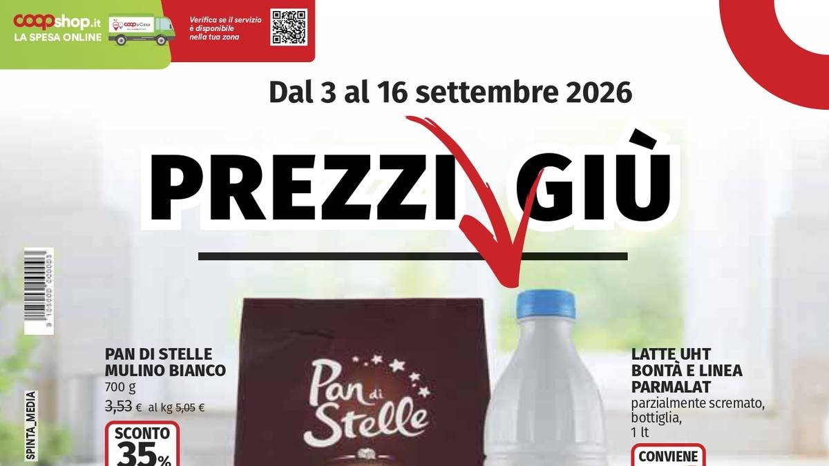 Volantino Coop dal 3 settembre 2026