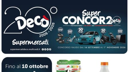 Volantino Decò dal 22 settembre 2026